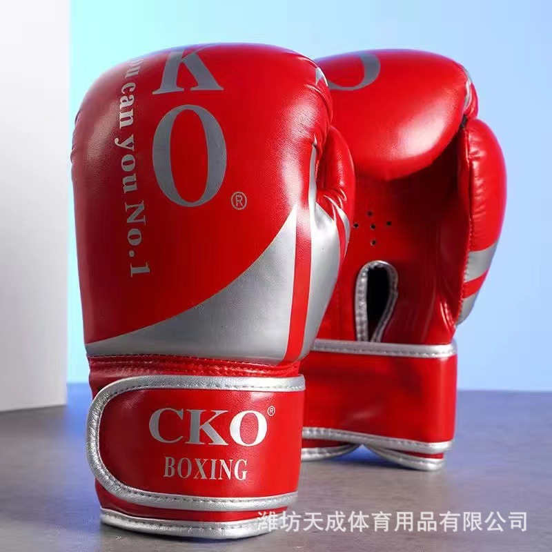 Pu Boxing Gloves, Sandbag, Adult Fighting Training Protective Gear, Martial Arts, Taekwondo, Home Use, Breathable and Lightweight