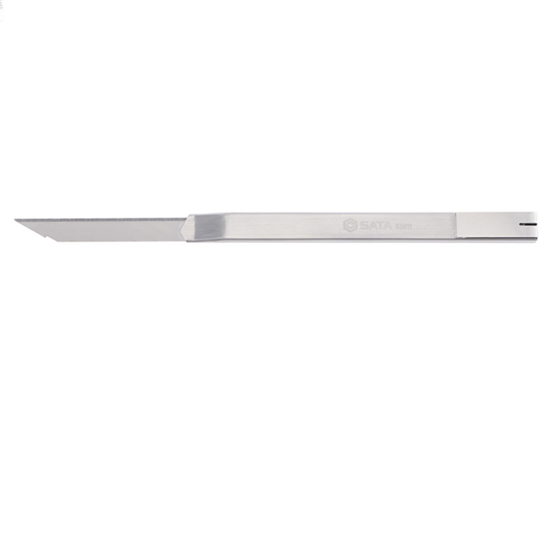 世达 SATA工具 93611 93612 93613 不锈钢尖角美工刀9*73MM-阿里巴巴