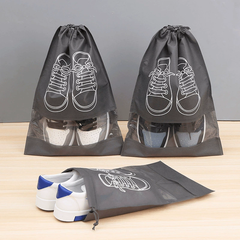 Footwear, storage bag, pack, shoes for traveling