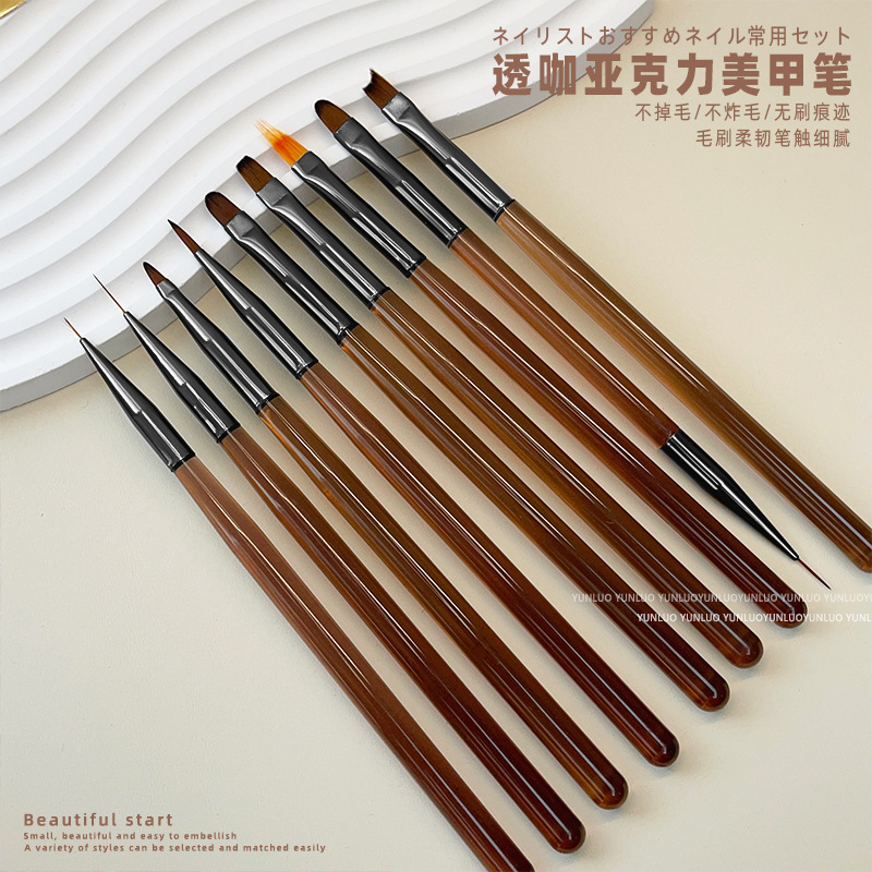 Shouka Acrylic Nail Art Brush Japanese Phototherapy Painted Layline Pen Round Head Construction Pen Nail Art Shop Brush Tool Shouka Acrylic Nail Art Brush Japanese Phototherapy Painted Layline Pen Round Head Construction Pen Nail Art Shop Brush Tool