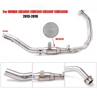 Подходит для мотоциклов Honda CBR500, CB500X, CB500F: передняя и задняя модификация выхлопной трубы.