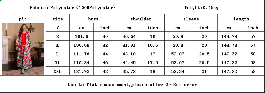 AB260英文尺寸表