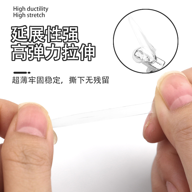 Manicure pegamento de doble cara pegamento de cristal transparente desgaste material de herramienta de uñas herramientas de manicure al por mayor