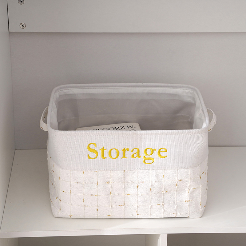 清新收纳筐套装组合 化妆品内衣袜子收纳筐 书籍零食放置篓定制