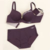 Underwear with letters, wireless bra, bra top for breastfeeding, supporting set, simple and elegant design