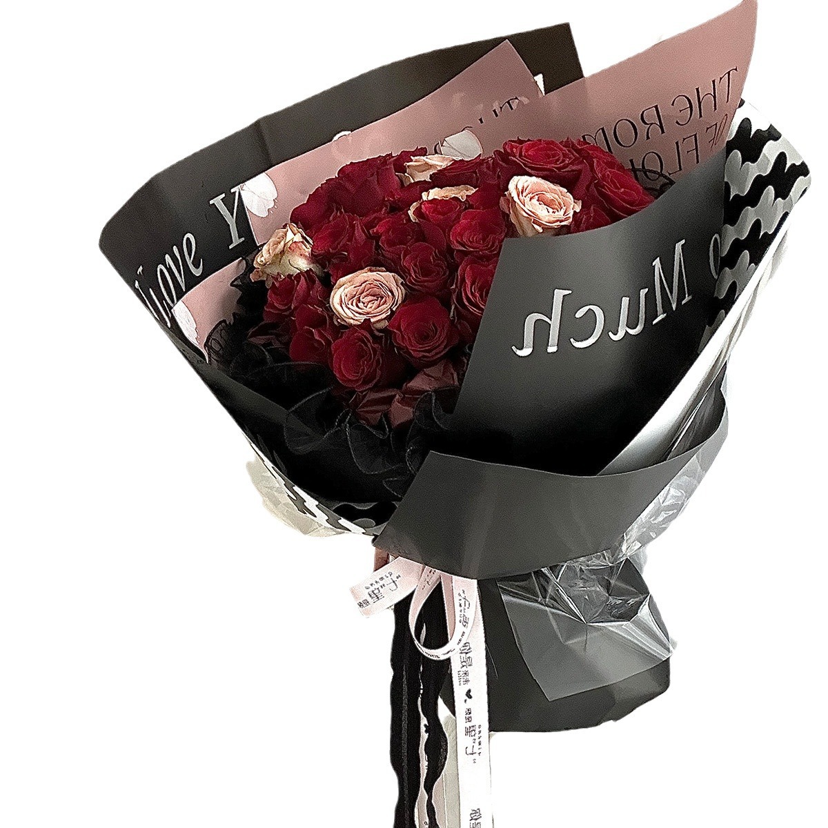 Venta al por mayor transfronteriza 2024 embalaje de flores flores ramo decoración fábrica venta directa al por mayor bricolaje