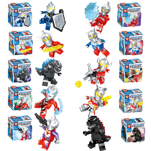 Cosmic Hero Superman Ultra Hero Assembly Educational Block Warrior Doll Blind Box Boy Educational Toy Gift