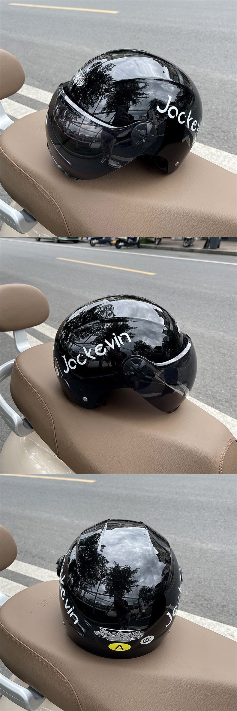 3C Certified Electric Motorcycle Helmet Summer Half Helmet