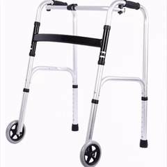 メーカーの現物卸売り単曲歩行器老人歩行補助器は折り畳み可能なアルミ合金歩行器を厚くしている