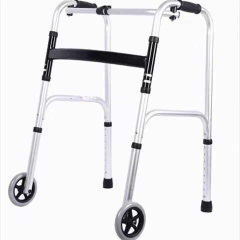 高齢者向けアルミ合金製折りたたみ式厚型歩行器、屋外用滑り止めトレーニング・リハビリ専用、多機能スポーツ|undefined