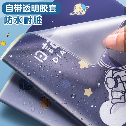 Wholesale High-Quality A5 Soft Leather Diary Notebook Student Cartoon Diary Notebook Direct Sales Manufacturer