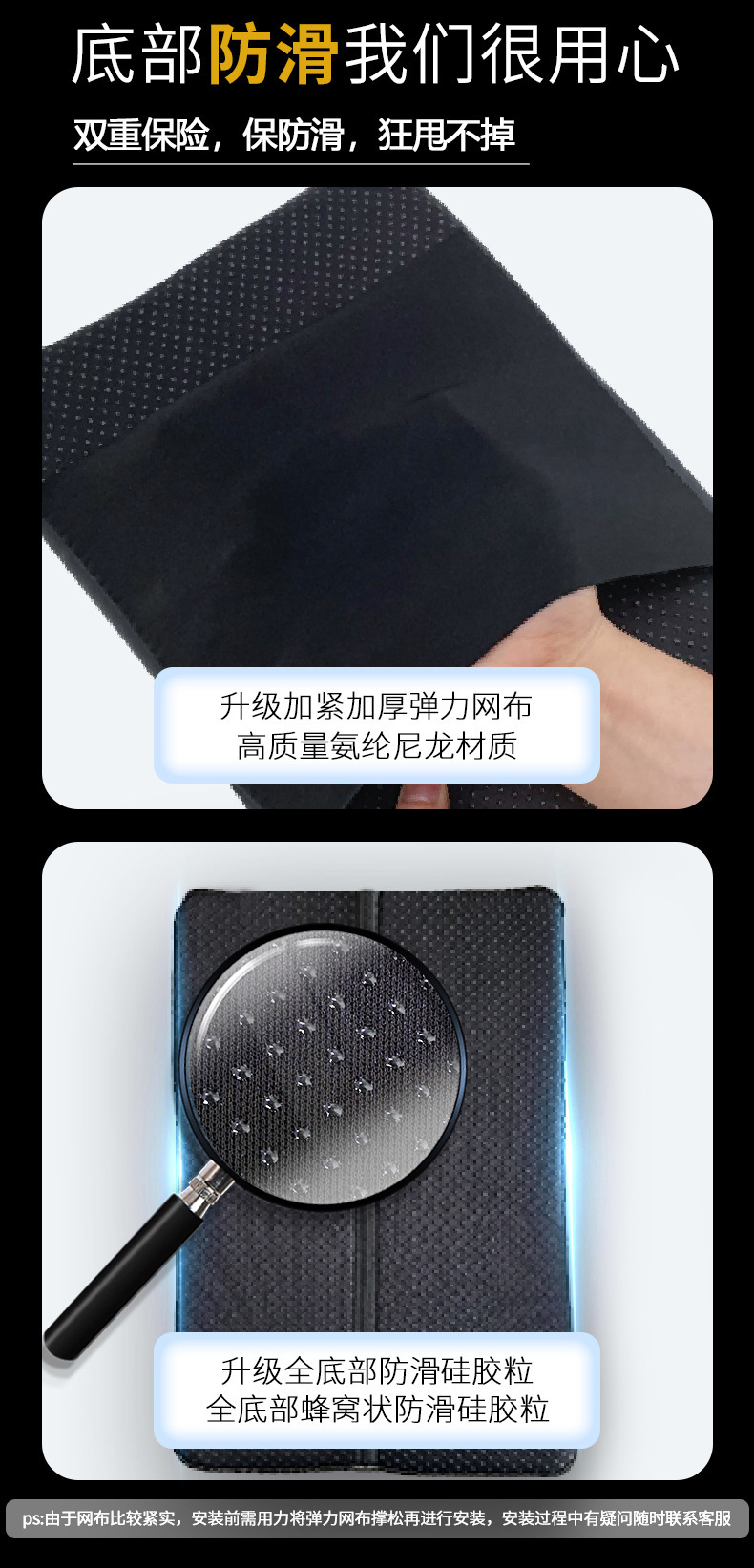Multifunctional Tissue Box Armrest Box Pad Heightening Car Central Armrest Box Pad Memory Foam Protective Cover Interior Modification