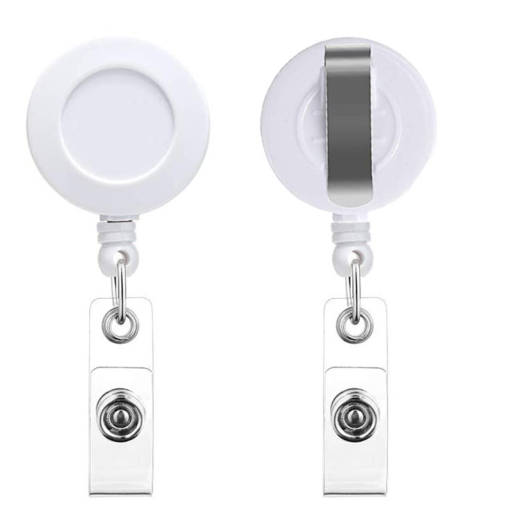 Clip de cinturón ABS de color de venta caliente de Amazon, hebilla telescópica, hebilla de alta elasticidad y fácil de tirar, hebilla de identificación