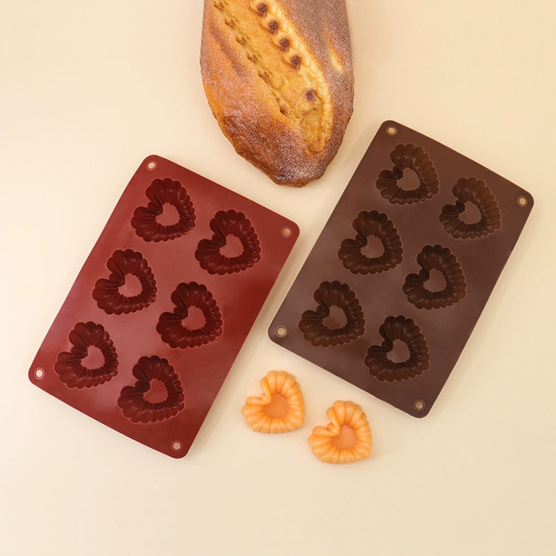 6 Lianlin silicon glue chocolate mold DIY cake tool cookie biscuits house baby supplementary food utensil