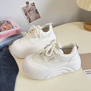 European-style Mango Head Super High-fire White Shoes for Spring and Summer 2025 All-match Skirt Casual Sneakers for XY-A356