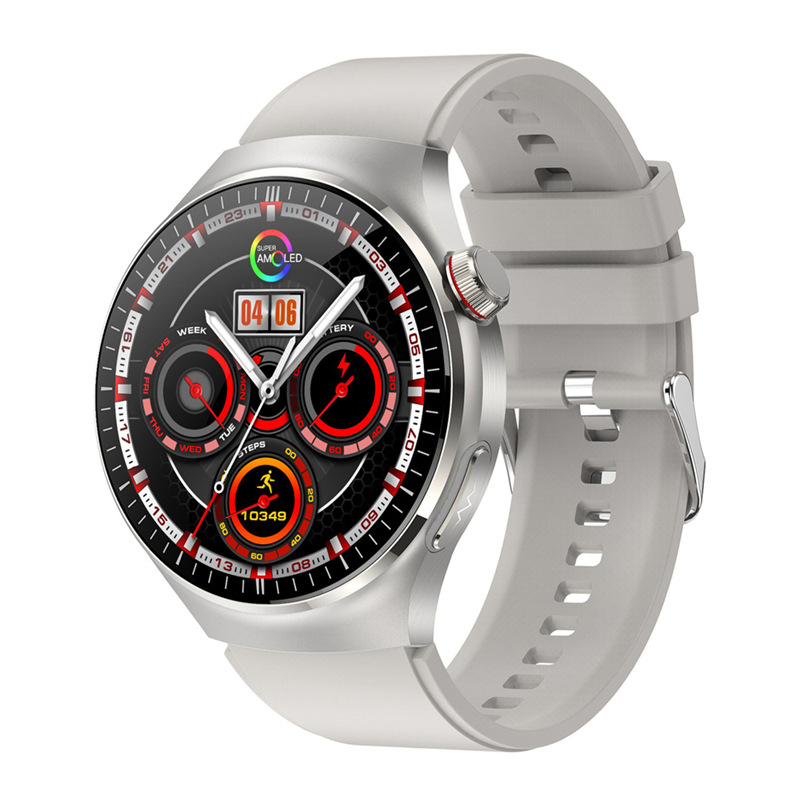 TK26 reloj inteligente de salud micro examen físico pantalla AMOLED Bluetooth llamada ECG temperatura corporal glucosa en sangre monitoreo de salud