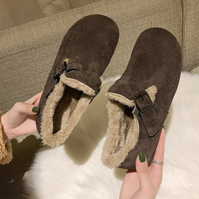 Fashionable insulated winter non-slip low keep warm low boots