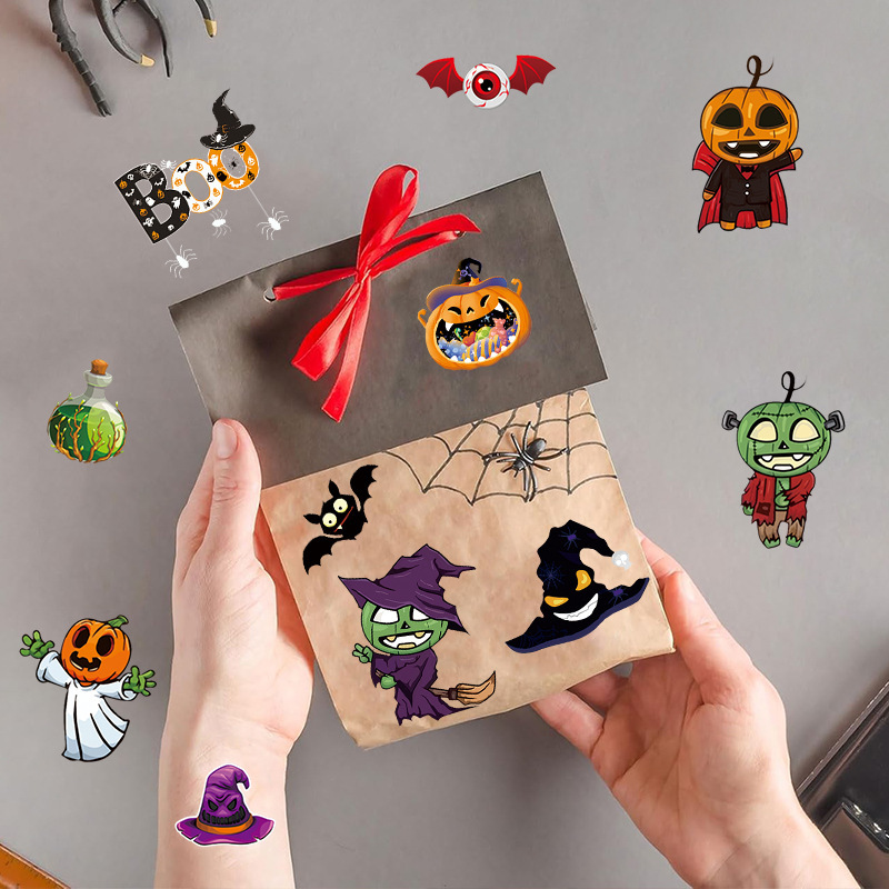 Explosions Halloween Stickers Holiday Atmosphere Gift Paper Bag Decorative Decal Cup Stickers Refrigerator Stickers Notebook Stickers Explosions Halloween Stickers Holiday Atmosphere Gift Paper Bag Decorative Decal Cup Stickers Refrigerator Stickers Notebook Stickers