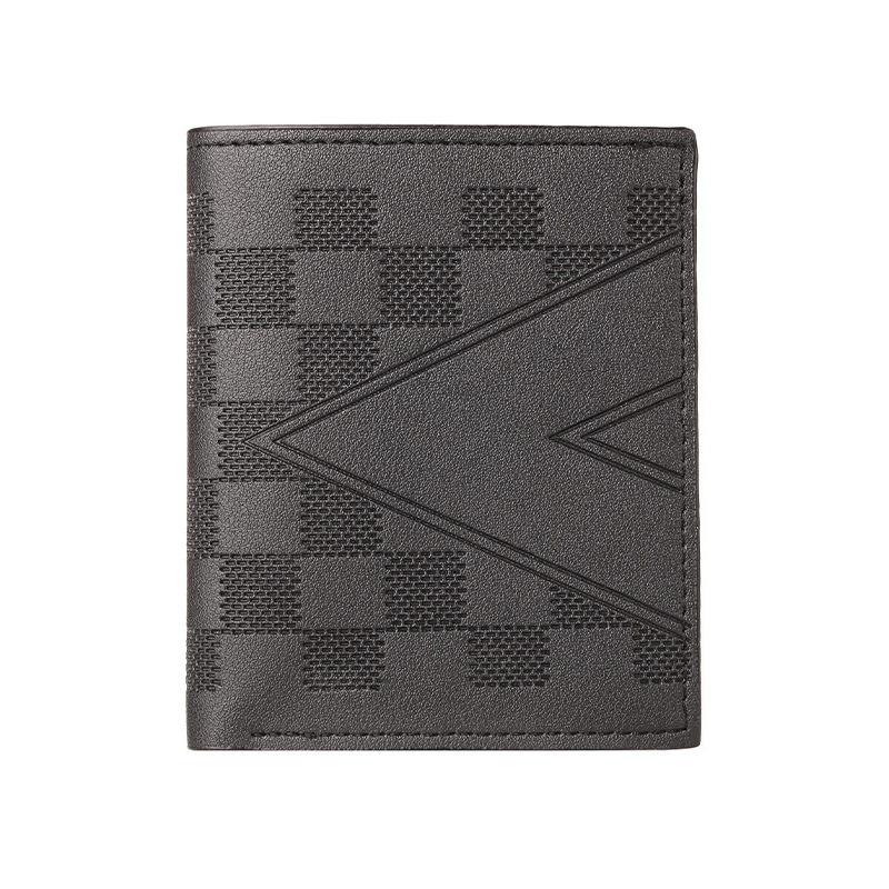 Aliexpress bolso de negocios para hombres corto de mediana edad, estilo horizontal de lujo ligero de alta calidad, multi-tarjeta pequeña cartera al por mayor
