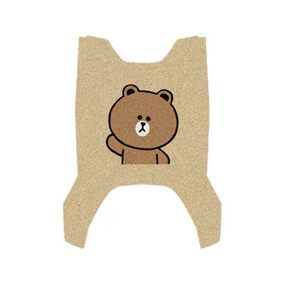 Suitable for Taoling Fengshen Electric: Electric vehicle foot mat - tailing-fengshen-electric-motorcycle-edition-brown-bear