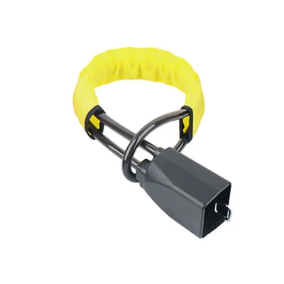 Lock, Multi-Color Reflective Anti-Theft Lock, Car lock - yellow