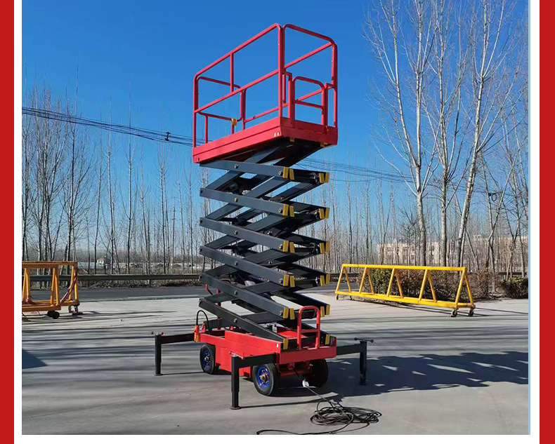 Mobile Scissor Lift Platform Manufacturer, Fully Automatic Aerial Work Vehicle, Mobile Scissor Lift Vehicle
