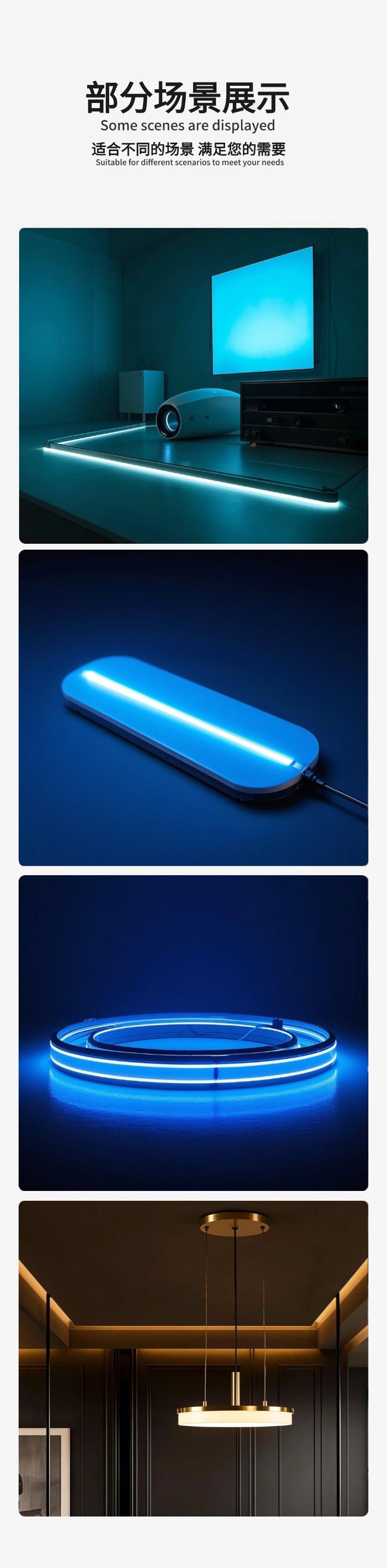 LED-Streifen 4mm selbstklebend für Innenbeleuchtung Niedervoltage 12V schmales LED-Band Garderobe Schrankbeleuchtung Ambientelicht