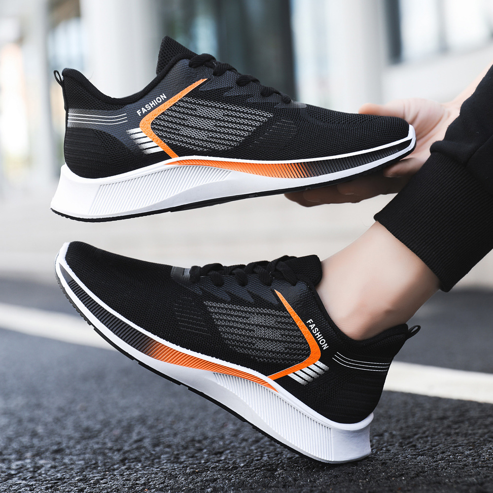 Zapatilla de deporte de los hombres 2023 Primavera de moda Zapatos de malla transpirable zapatos de viaje para correr deportes de los hombres zapatos Casuales