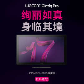 Wacom DTH172 Cintiq Pro 数位屏 新帝手绘屏电脑绘画屏数位板绘