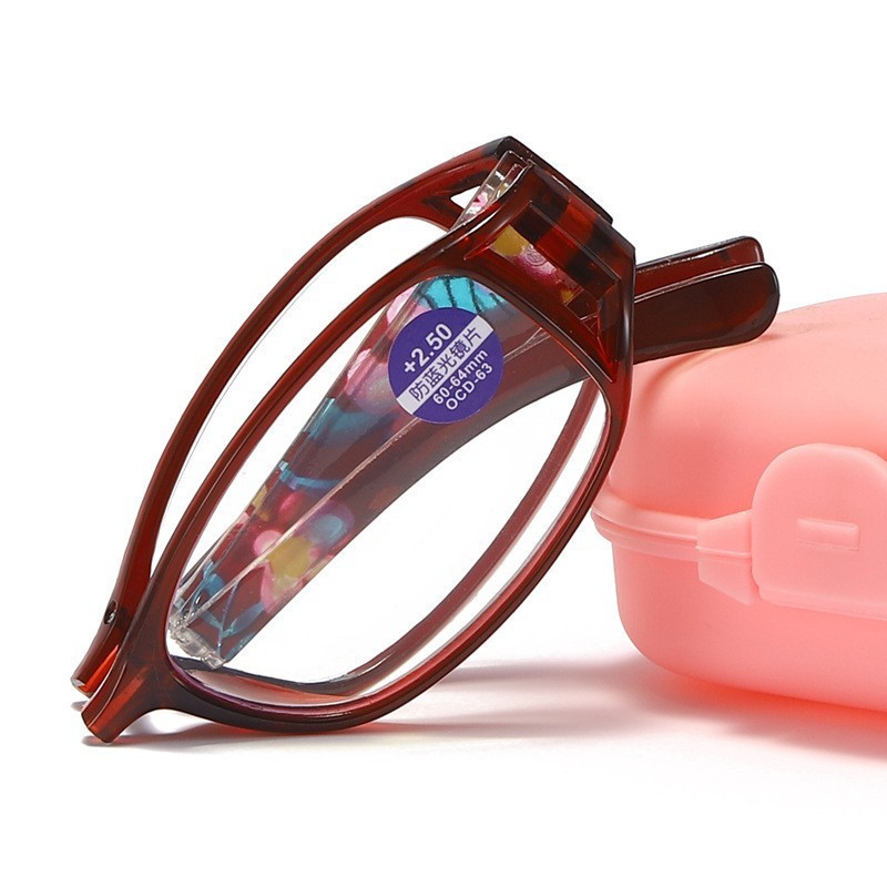新型ファッションプリントブルーレイ防止老眼鏡ハイビジョン放射線防止抗疲労走江湖露店老眼鏡女|undefined