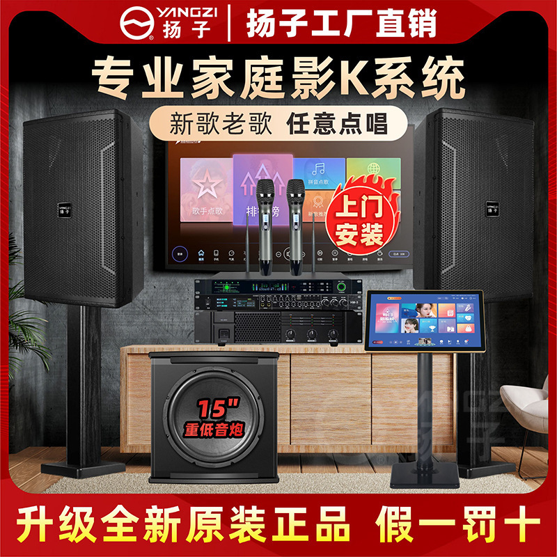 家庭カラオケ音響セット家庭用カラオケ点歌機一体機アンプbluetoothセット|undefined