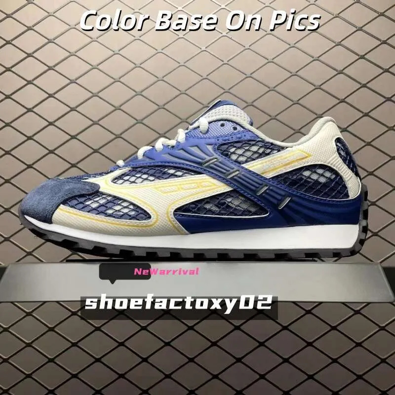 In-Stock European Version 2026 New Model Mesh Color-Blocking High-Quality Genuine Leather Classic Versatile Thick-Soled_vogvips.com