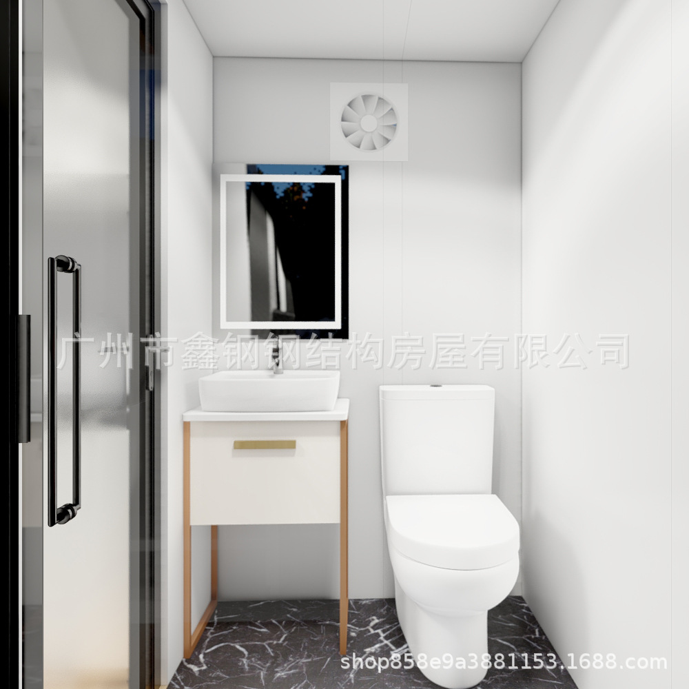 Modularidad de ensamblaje y modularización del sistema de control de la casa móvil prefabricada de la casa móvil de la cápsula de la cabina de manzana