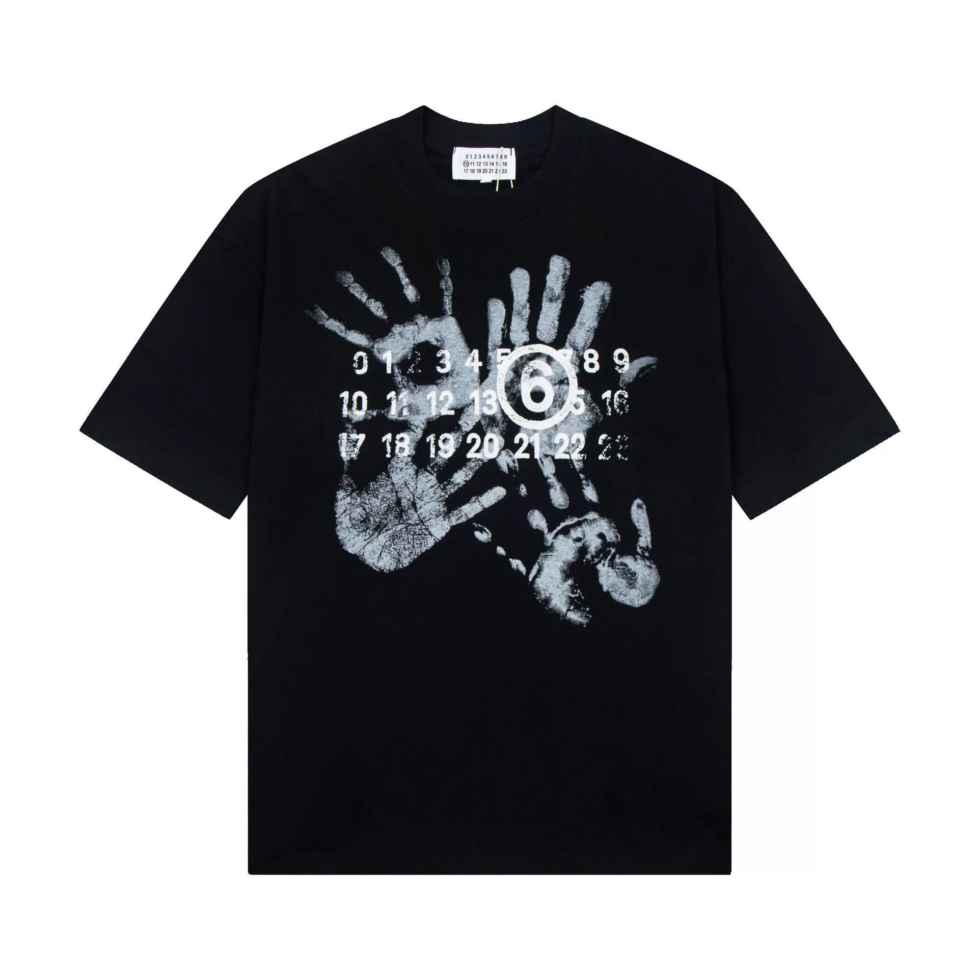 Футболка Maison Margiela MM6 унисекс, чистый хлопок, цифровая печать, короткий рукав S–XL
