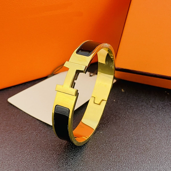 Mid -version H bracelet. Gold+Black