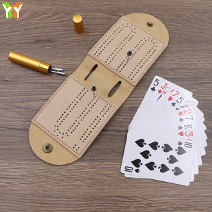 Game Entertainment Chess and Card Scoring Board Cribbage Score Book Team Building Card Playing Rules Scoring Whiteboard