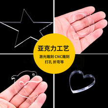 透明亚克力板有机玻璃塑料ps亚格力片PMMA厚彩色亚克力展示盒加工