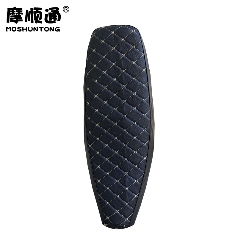 Winter motorcycle CD110 warm cushion cover cross-cycling curved beam car leather embroidery cross-border SEAT COVER