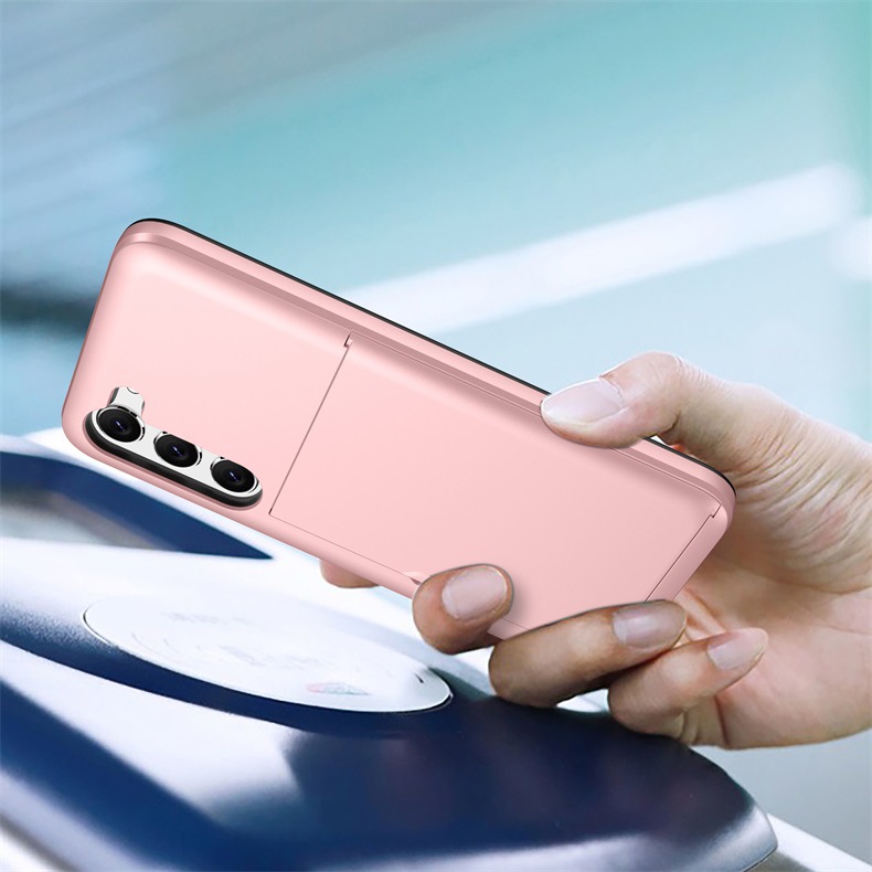 三星s23手机壳 钱包插卡手机壳