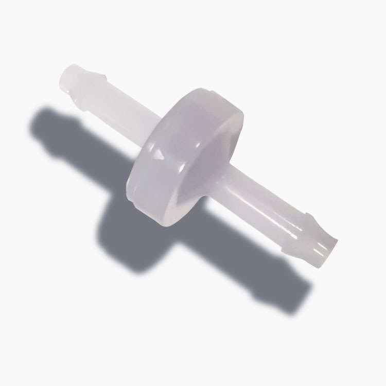 4mm  全氟 橡胶 PVDF  耐强酸碱溶液 耐臭氧 实验室 小型单向阀