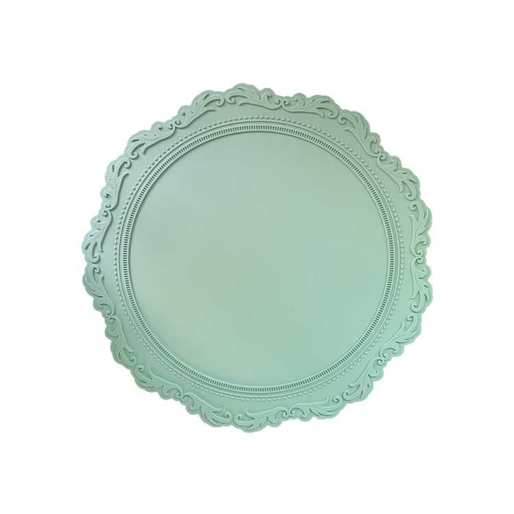 Estera de aislamiento resistente a altas temperaturas de silicona anti-escaldado estera de mesa hogar engrosada estera taza estera Tazón estera patrón en relieve mantel individual