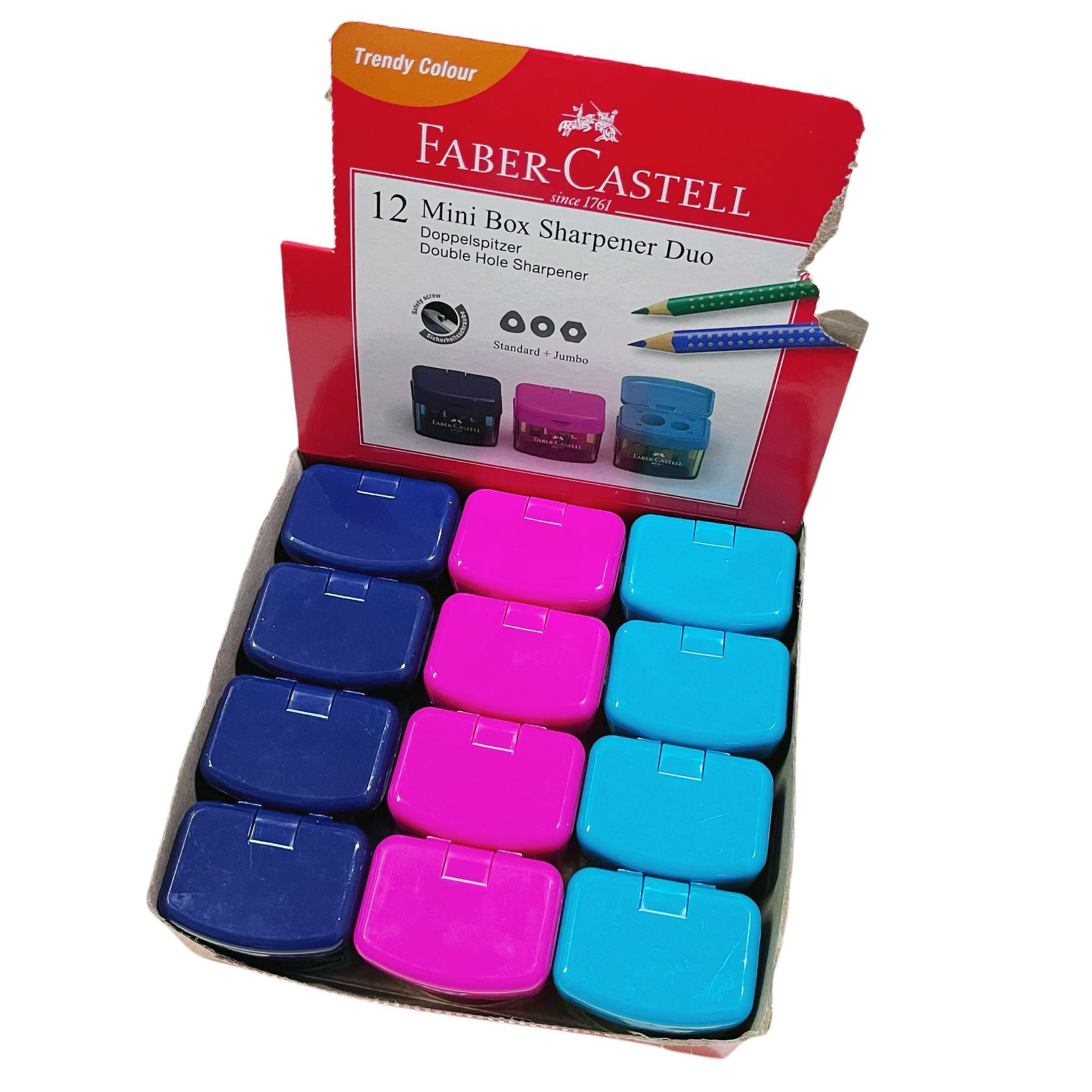 Huibaijia doble agujero sacapuntas 3829 estudiante basura puede sacapuntas Sacapuntas de lápiz pequeño Sacapuntas de los niños