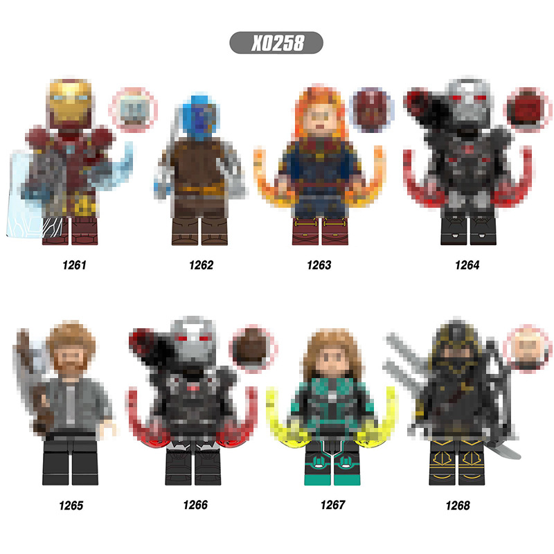 Xinhong X0258 Super Hero Series Children's Educational Assembled Building Blocks Baby Toy Bag Wholesale