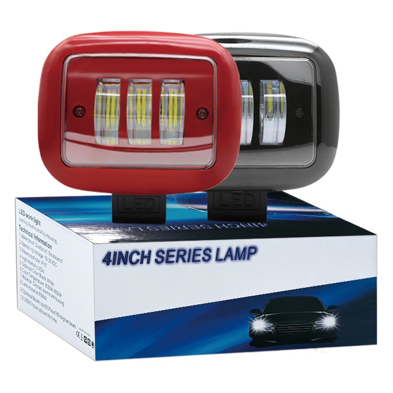 Luz de niebla LED Super brillante Super Amplia gama lámpara Lámpara de trabajo proyector impermeable coche off-road vehículo Spotlight transfronteriza Venta caliente