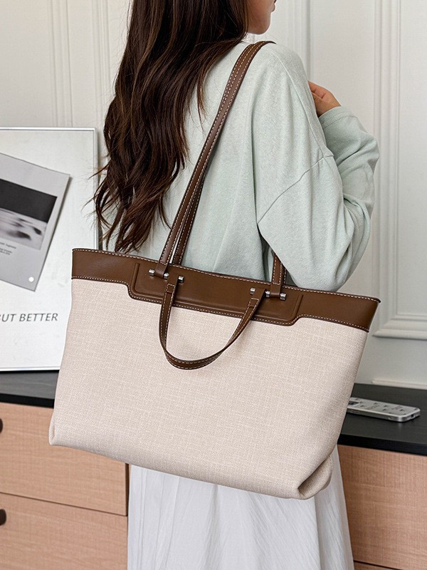 Bolsa de hombro de gran capacidad para mujeres 2026 comercio exterior nuevo color de choque de lujo ligero viaje diario bolsa de viaje especial