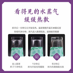 Steam Eye Mask Nanjing Tongren Tang mugwort eye care patch self-heating light-shielding eye warm compress sleep heating moxibustion