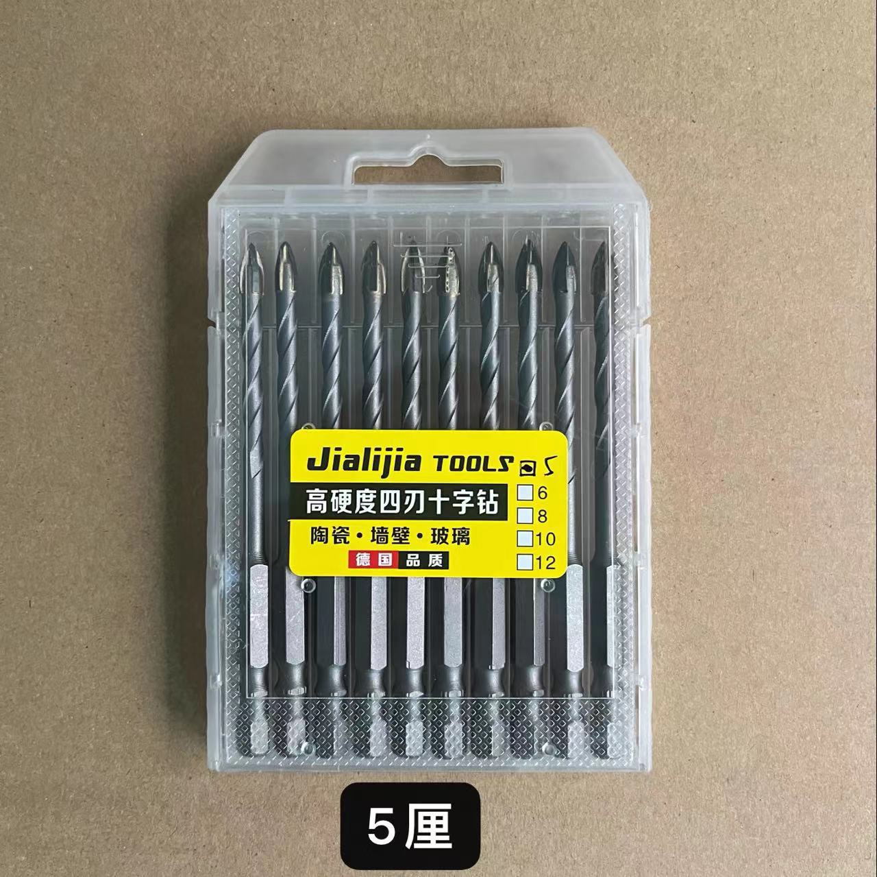 FUENTE fabricante alemán de alta dureza de cuatro cuchillas cabeza broca cruzada adopta alemán YG6X super aleación dura