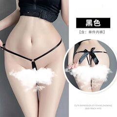 玉香閣串珠火辣美臀情趣內褲女生鏤空開檔性惑可調節大碼丁字褲