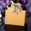 Selling Amazon's love hollow, beautiful table card wedding banquet party decoration name seat card direct sales wholesale