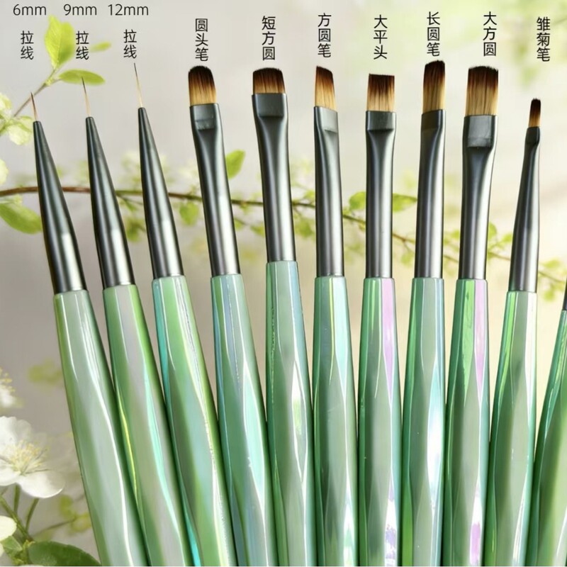 Lime Green Nail Art Pen for Line Drawing, Uv Gel Application, Round Head Brush, Professional Nail Artist Tools Wholesale Set Lime Green Nail Art Pen for Line Drawing, Uv Gel Application, Round Head Brush, Professional Nail Artist Tools Wholesale Set